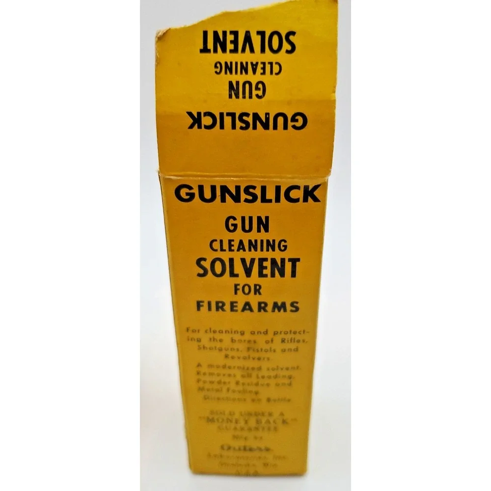 VTG Outers Gunslick Gun Cleaning Solvent Bottle w/ Box no. 444